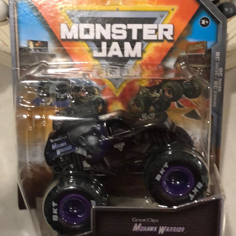 Mohawk Warrior Monster Truck - Black and Purple